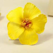 1/3支芙蓉花仿真花，夏威夷派对夏季DIY装饰，草裙舞会发饰 - 彩色 - 查看 4