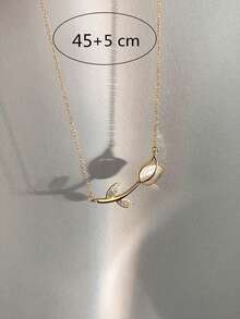 Floral Charm Necklace - Multicolor - View 4