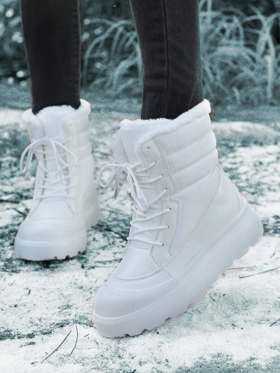 Botas de nieve para mujer - Blanco - Ver 1