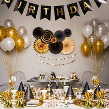 2/6/12 件金属气球配重，DIY 氦气球桌饰气球配重派对装饰，适用于生日、婚礼、周年纪念、新年、圣诞节、节日派对家居装饰 - 彩色 - 查看 5