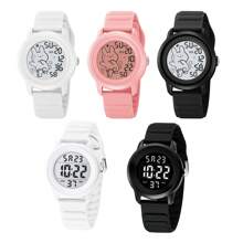 POMAR 2025 New Student Sports Fashion Simple Night Light Waterproof Alarm Clock Student Electronic Men's And Women's Watch