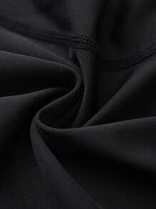 Men's Thermal Lined Thermal Pants, High Stretch Tight Fit Leggings For Autumn/Winter, Wool Lining Sports Compression Pants - Comfortable Warm, Elastic Running And Fitness Gear, Suitable For Winter Hunting, Outdoor, Skiing