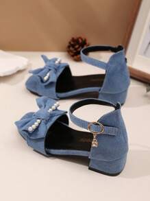 Mädchen Sandalen, Klettverschluss mit Strass Schnalle, Koreanischer Prinzessin Sommerstrand Schuhe, High Heel, rote Aufführungsschuhe für Kinder in Größeren Größen