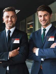 24 thẻ tên ngộ nghĩnh có kẹp và ghim, 24 nhãn tên, kẹp thẻ tên 9*5.6cm, thẻ tên bằng nhựa, huy hiệu trong suốt, giá đỡ thẻ ID văn phòng/trường học/hội nghị nằm ngang, giá đỡ thẻ ID kẹp trong suốt bằng PVC, giá đỡ thẻ công việc có kẹp ghim và giá đỡ huy hiệu dày dặn. - Trong sáng - Xem 6