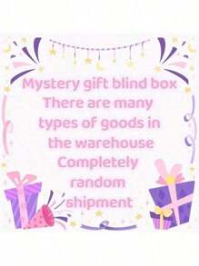 Limited Edition Mystery Blind Box Containing Random Surprises, Including Earrings, Necklaces, Bracelets, And Gold Jewelry Sets (1 Set Randomly Selected From Among These). The Daily Updated Mystery Box Will Be Presented In Either A Box Or Bag Format.