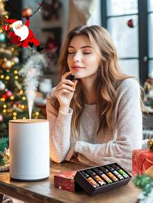 EMBRACEX. Aceites esenciales con aroma a Navidad, Aceites con aroma a campana de Navidad, Adecuados para difusor de aromas para el hogar, Fragancia de larga duración, Se pueden usar para hacer velas de Navidad, Crear ambiente navideño, Eliminar olores, Aliviar el estrés, Mejorar el estado de ánimo, Ayudar a dormir, Regalo de Navidad ideal, También adecuado para difusor de coche. - Campanas de Navidad - Ver 9