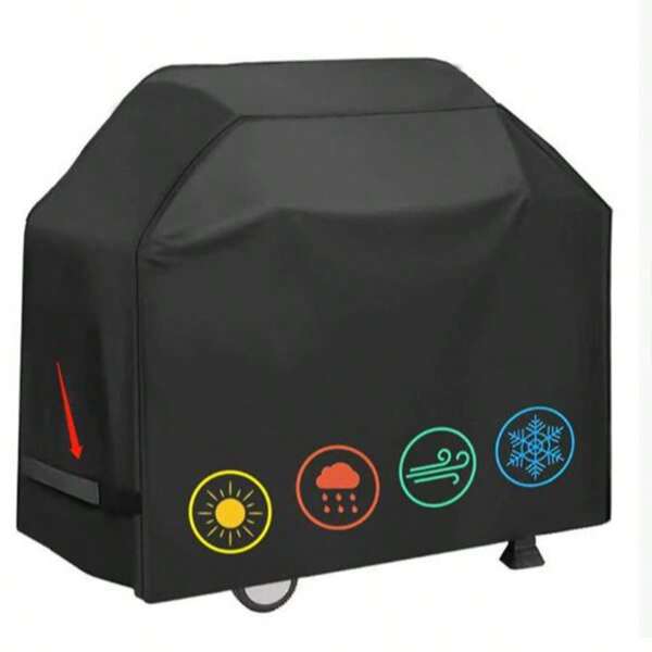 Grill Cover 52 Inch - 600D BBQ Cover For Weber Spirit 300 & Spirit 400 Series Grills - Outdoor Barbecue Covers Waterproof Heavy Duty For Weber Spirit