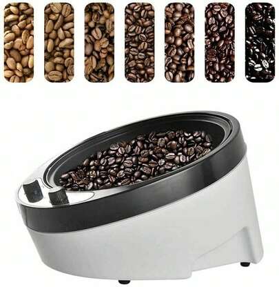 Electric Coffee Roaster Machine Coffee Nuts Peanuts Roasting Baking Machine 800g Electric Coffee Bean Roaster 1200W Coffee Bean Baking Roasting Machine For Household Home Use