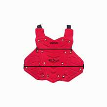 1 Pieza Chaleco Armado para Motocicleta, Protección de Pecho y Espalda para Conducción, Chaleco Armado para Bicicleta de Montaña, Motocross y Vehículos, Equipo de Protección Corporal, Accesorios para Ciclismo - Rojo - Ver 4