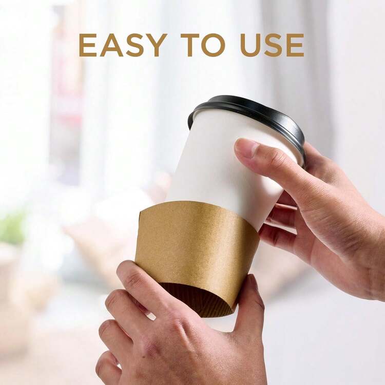 20/40 كم إعادة استخدام لأكواب القهوة، مناسب لأكواب من 10 إلى 24 أونصة، مناسب للمقاهي والفنادق ومحلات الشاي الفقاعي والمطاعم السريعة والتوصيل - متعدد الألوان - مشاهدة 5