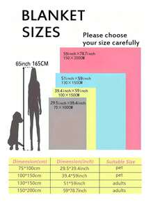 1 件柔软舒适的 Zenless Zone Zero 主题法兰绒毛毯 - 超级柔软温暖，适合所有季节、沙发和床，可机洗，带有“JAWS”文字的卡通人物设计，混合颜色，非常适合床上用品