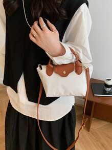 新款女士尼龙休闲纯色手提包、单肩包、斜挎包