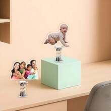 1pc/3pcs/5pcs Custom Acrylic Stand, Acrylic Spring Standee- Personalized Standee, Custom Family Photo Stands, Gift For Pet, Pet Meme Acrylic Spring Standee, Spring Acrylic, Family Photo CutOuts, Unique Home Decor, Teacher's Day Gifts, Stocking Stuffers, Perfect Gift For Family, And Friends,Durable - Multicolor - View 4