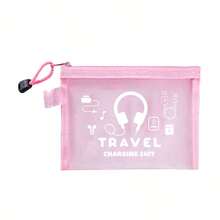 Leinwand Ladegerät Aufbewahrungstasche - Geringer Allergengehalt, nicht wasserdichte Elektronik Zubehör Tasche - Unisex Reise Kabel und USB Organizer Tasche Ladegerät Tasche Ladegerät Tasche für Frauen für Männer Elektronik Organizer Reiseaccessoires