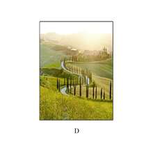 1PC Oil Painting Autumn Sunflowers, Cherry Blossoms, Plants And Flowers, Green Landscape Aesthetics Poster Prints Home Decoration Frameless Fall Murals