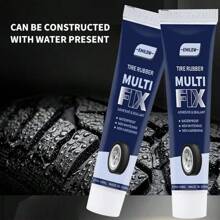 通用补胎胶水补胎胶汽车轮胎修补胶轮胎修补胶橡胶粘合剂不腐蚀轮胎划痕裂纹孔洞修补专用胶 - 彩色 - 查看 8