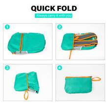 Ultra - Light Foldable Outdoor Backpack: Large - Capacity For Hiking, Cycling & More - Green - View 5