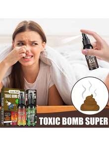 1个新款万圣节放屁喷雾，怪味恶作剧喷雾，街头聚会、活动派对搞笑礼物，臭气熏天（摇晃后气味更浓） - 彩色 - 查看 6