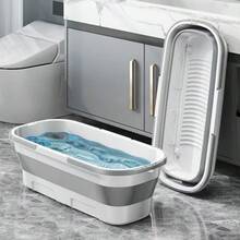 1件装 130*27cm三角扭扭拖把 免手洗旋转拖把 天花板清洁工具 墙壁 橱柜清洁 多功能加厚杆拖把（拆封后有油，是普通润滑油为了让拖把更好用，用水冲洗即可） - 藍色 - 查看 11