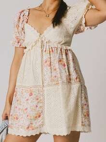 Get Ready To Slay In Style With Our Ruffle Trim Tie Waist Dress - Perfect For Summer