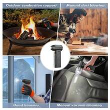 Mini Sopladora de Aire inalambrica Recargable,Turbo Jet Fan,52 M/S Potente Ventilador Super Jet de Mano 130000 RPM, Motor sin Escobillas,para Eliminar polvo de Computadora, Cámping, Limpiar el Hogar - Gris - Ver 6