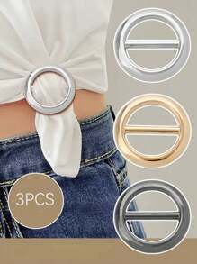 1/3 Pieces Vintage Jumper Clips, Cardigan Clips, Cardigan Clips, Cinch Clip For Dresses & Trousers, Decorative Dress Clips For Women, Retro Swirl Clips Scarf Buckle For Women