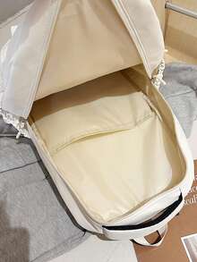 大容量女童背包学院风情侣返校百变背包女士新款户外徒步背包电脑包旅行包无吊坠。