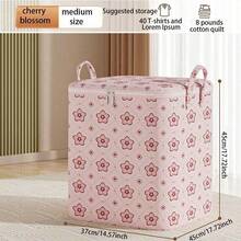 Large Capacity Storage Box, Household Clothing Storage Bag, Moving Packing Bag, Blanket Storage Bag, Student Dormitory Clothing Blanket Bag Luggage Storage Box - Multicolor - View 6