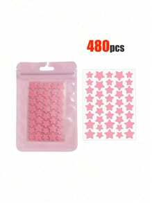 504 张彩色星星脸部贴纸，适合日常装饰、活动和派对 - 彩色 - 查看 9