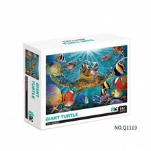 1000 片成人拼图，70x50 厘米拼图墙面艺术装饰，适用于家庭和办公室，伦敦城镇、白金汉宫、新天鹅堡、动物世界、巨型海龟、热气球、国家公园旅行海报风景拼图