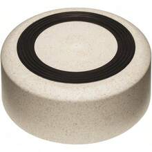 -Friendly Bamboo Pet Bowl Set -  Food & Water Dishes For Dogs & Cats - Dishwasher Safe, Non-Tip Design - Medium Size (Coffee-Brown) - Yến mạch màu be - Xem 2