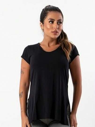 Blusa Sobre Legging Fitness Tapa Bumbum Lisa Feminina Academia