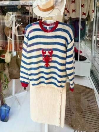 Women's Knitted Hooded Cardigan Top Outerwear, Elegant For Beach And Everyday Wear, Spring/Autumn