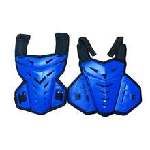 1 Pieza Chaleco Armado para Motocicleta, Protección de Pecho y Espalda para Conducción, Chaleco Armado para Bicicleta de Montaña, Motocross y Vehículos, Equipo de Protección Corporal, Accesorios para Ciclismo - Azul - Ver 1