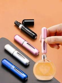 Buteleczka na perfumy, butelka z atomizerem, dyspenser, pojemnik na płyny, mini pojemnik podróżny, butelka z rozpylaczem, niezbędniki w podróży, wiele kolorów, powrót do szkoły, 1/3/4/5/10 szt.