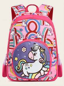 全新可爱卡通儿童背包、书包、旅行背包，适合开学季 - 彩色 - 查看 12