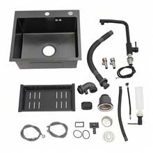 YUNRUX Kitchen Sinks - Black - View 3