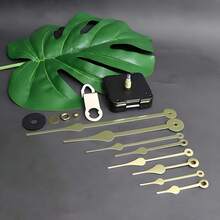 1 Set Quarz-Uhrwerk-Kit, enthält 4 Zeiger, 2 Schaftlängen verfügbar: 5 mm & 15,4 mm Gewinde, für Wanduhr, Tischuhr-Reparatur, Ersatz und Selbstbau, geeignet für Heim, Büro-Dekoration und Geschenke Heimdekoration Raumdekoration