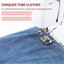 Compact 728 Household Sewing Machine: Electric Mini Sewing Machine With 14 Stitches And Extension Table EU - EU C Type Plug(220-240V) - View 5