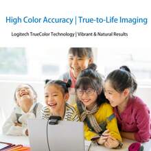 Logitech C270高清攝影機 720P附麥克風 學生網路課程專用 視訊會議直播 即插即用免驅動 適用筆記型電腦 黑色 - 黑色 - 查看 3