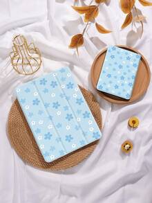 1 件简约花卉图案平板电脑保护套，兼容 iPad 9.7/10.2/10.5/10.9/12.9/Pro 11（第 10 代）、Galaxy Tab S6 Lite 10.4、Kindle Paperwhite（第 12 代，2024 年）和 Kindle（第 11 代，2022 年），提供柔软的防震保护，并具有智能支架/自动唤醒/睡眠功能。 - 彩色 - 查看 7