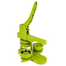 DIY Button Machine Set: 32mm Badge Press With 100 Button Parts And Cutter For Creative Projects - Green - View 8