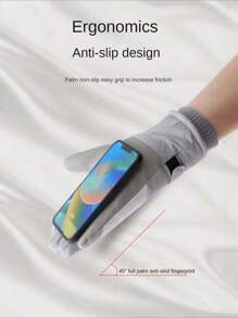 CarrKen Men's Winter Ski Gloves, Cold-Proof & Warm, Touchscreen Compatible, Adjustable Wrist Strap, Suitable For Skiing, Snowboarding And Motorcycle Riding, Winter Fashion Accessory, Durable, Ideal For Outdoor Sports