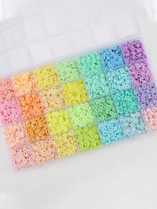 3200 Pcs Clay Beads Bracelet Beading Kit,Friendship Bracelet Kits Flat Beads For Jewelry Making, Polymer Heishi Beads Set For Bracelet Necklace DIY Crafts