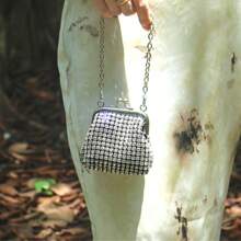 Dancing Engine حقيبة مسائية فاخرة مصممة مرصعة بالراين ستون، حقيبة يد مصنوعة يدويًا، حقيبة سهرة، حقيبة حفلات، حقيبة كتف صينية