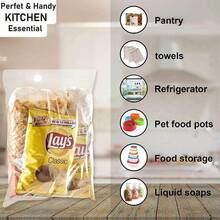 Aimall 100-1000 Clear Plastic Resealable Zipper Bags - Mil Thick Strong And Durable Polyethylene Bags With A Resealable Zipper Top Lock And Write-On White Block For Storage, Packaging And Shipping - transparent - Visa 4