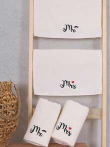 Made In Turkey – 3-Piece Soft Hand & Kitchen Towel Set | 30x50 Cm | High Absorbency & Modern Design - Black - View 2