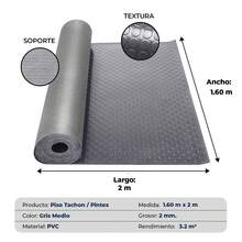 VINILMAX Plastic Flooring - Grey - View 7