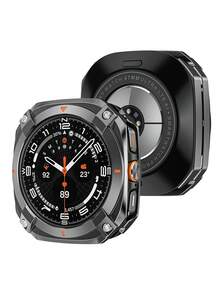 适用于三星 Galaxy Watch Ultra/Ultra 2 (2025) 47mm 的坚固保护壳 - 金属边框保护套，也适用于 Galaxy Watch 7 Ultra / 8 Ultra - 彩色 - 查看 4