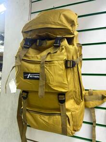 Waterproof Military Camping Trail Cargo Backpack 80 Liters - Tan - View 3